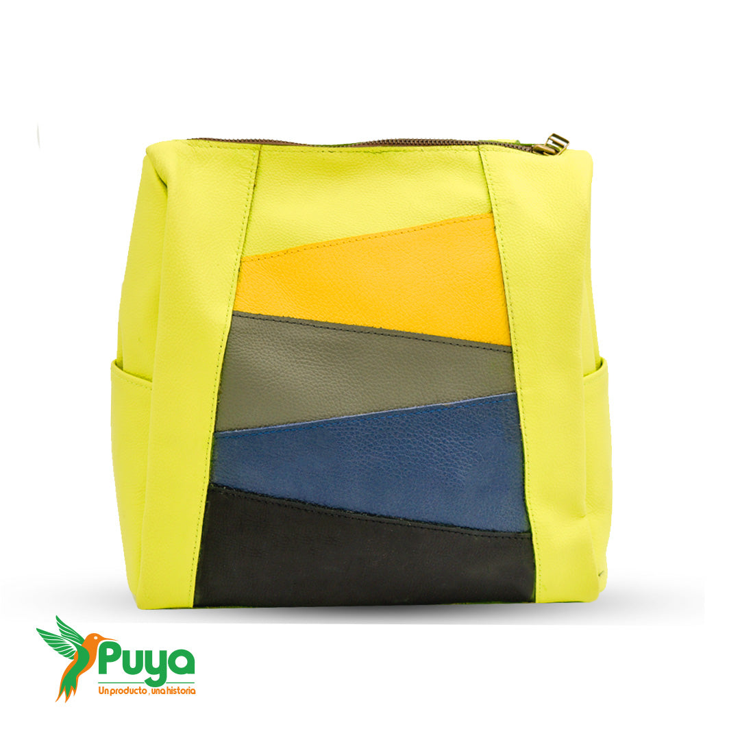 MOCHILA CARTERA VERDE