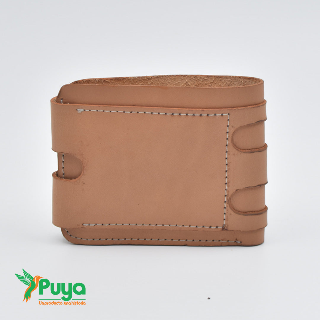 BILLETERA CAPARAZON BEIGE