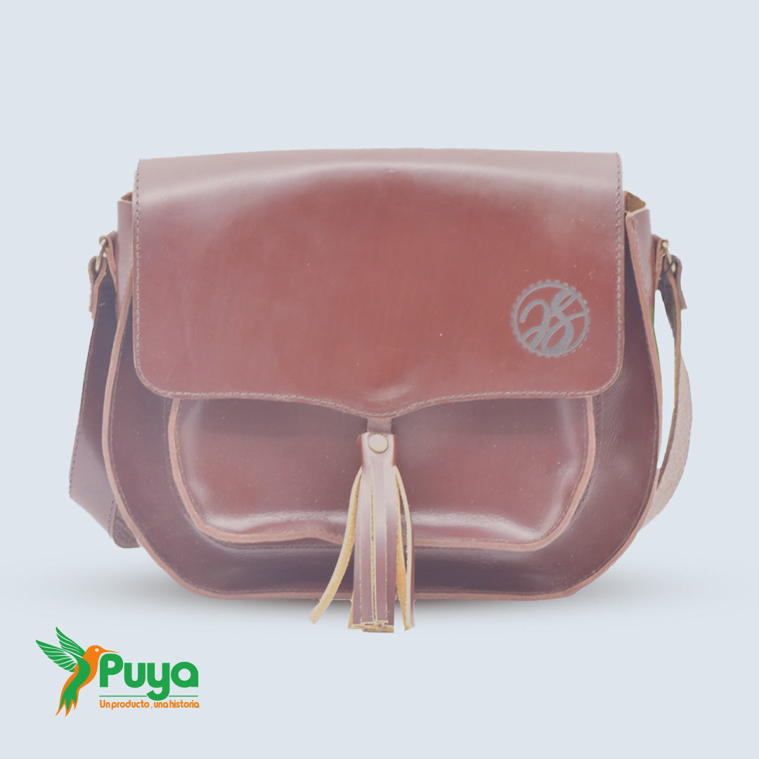 BANDOLERA CAFE CON COLGANTE