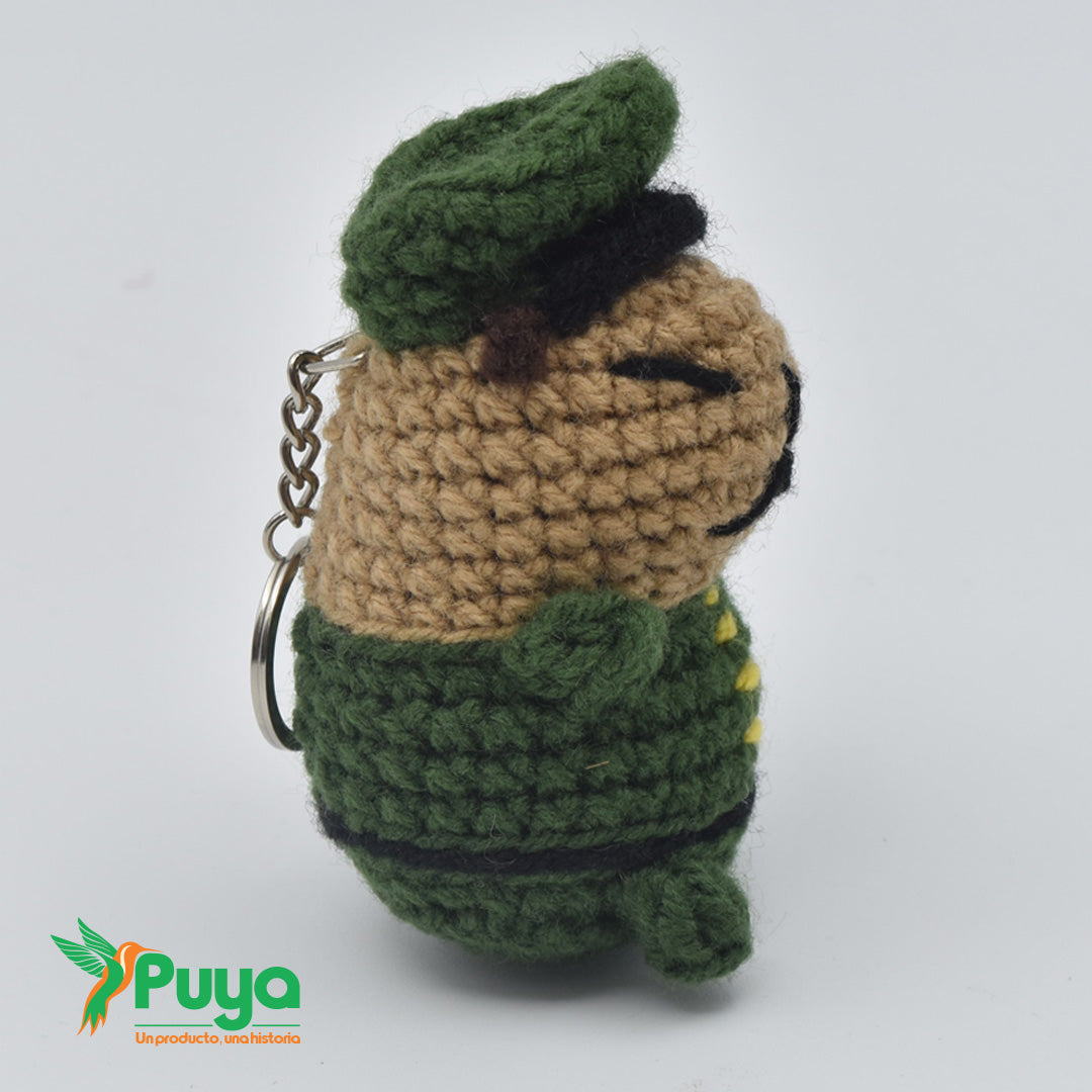 AMIGURUMI CAPIBARA POLICIA
