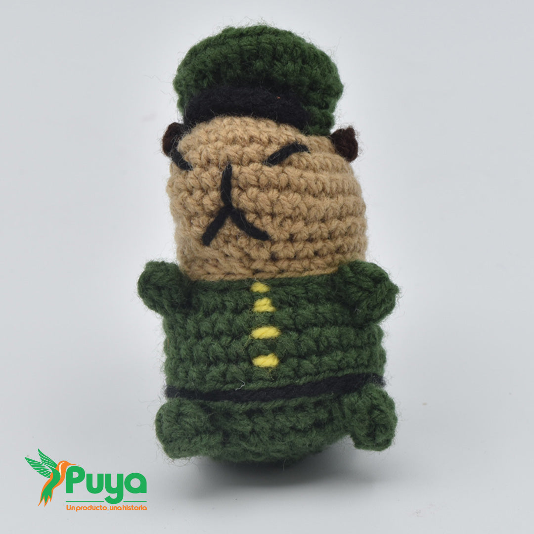 AMIGURUMI CAPIBARA POLICIA