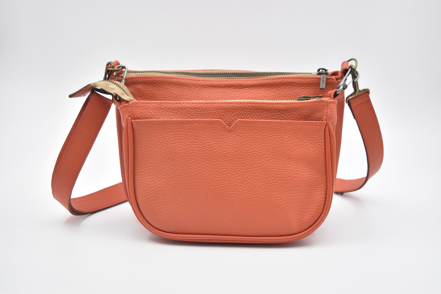 BANDOLERA NARANJA (DOS PIEZAS )