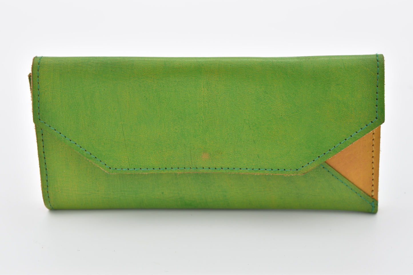 BILLETERA VERDE Y AMARILLO