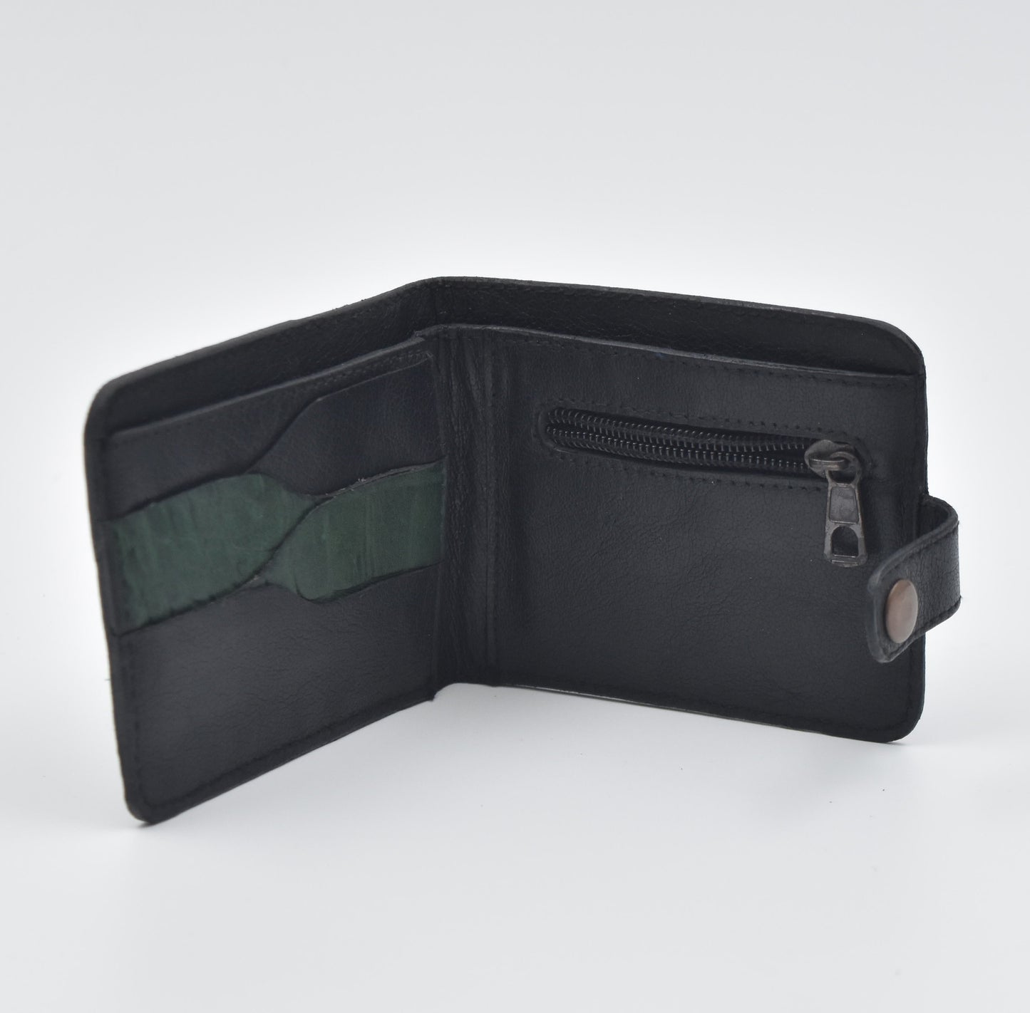 BILLETERA NEGRO / VERDE