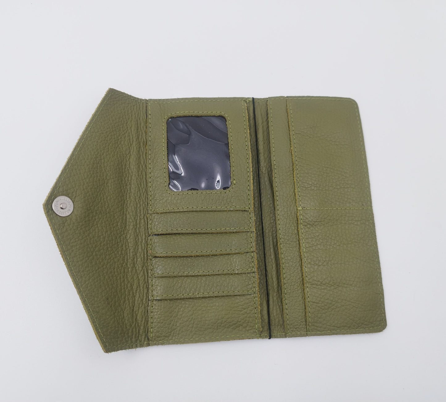 BILLETERA RECTANGULAR VERDE LIMÓN