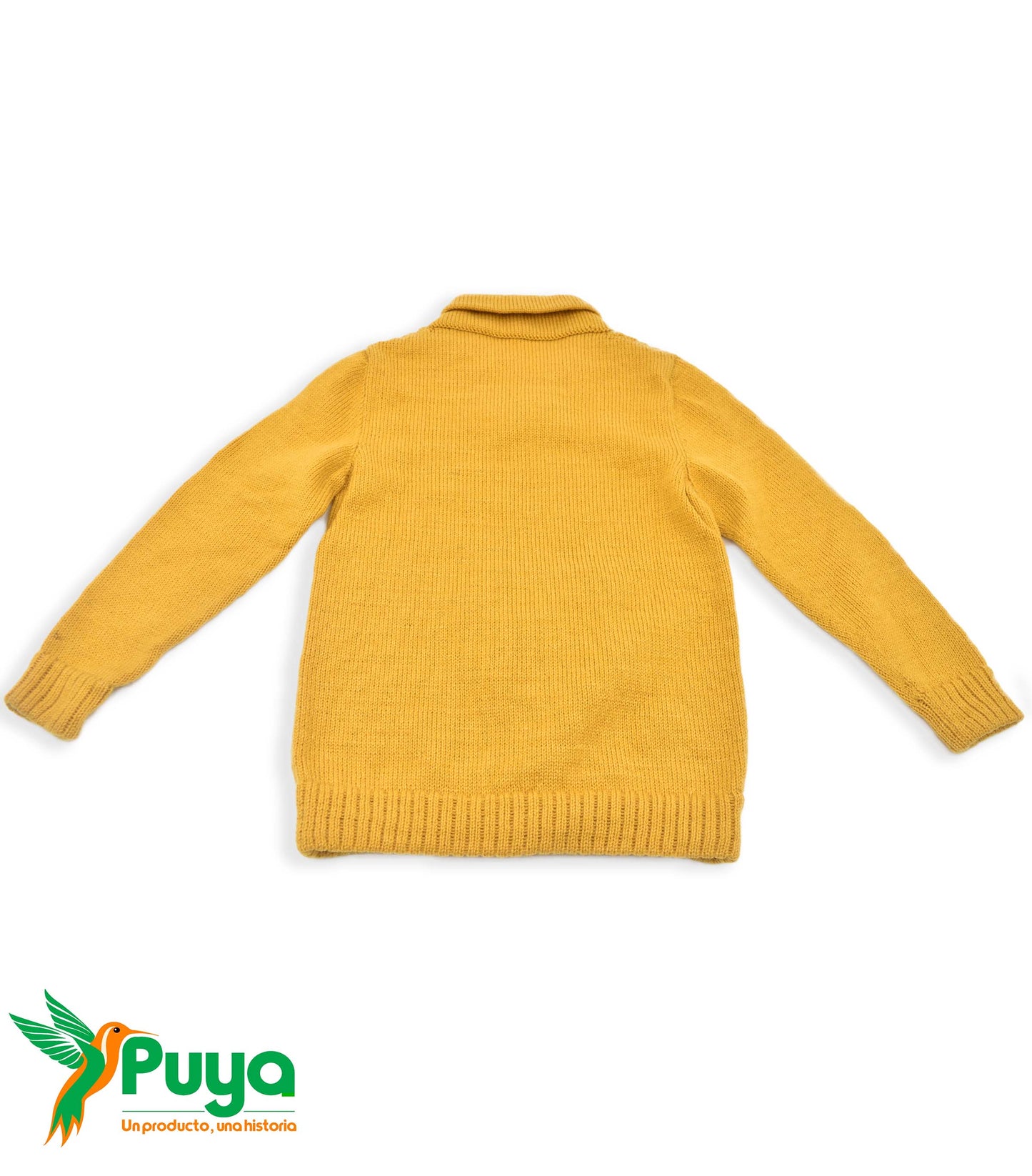 CHOMPA DE NIÑO MOSTAZA CON OSITO