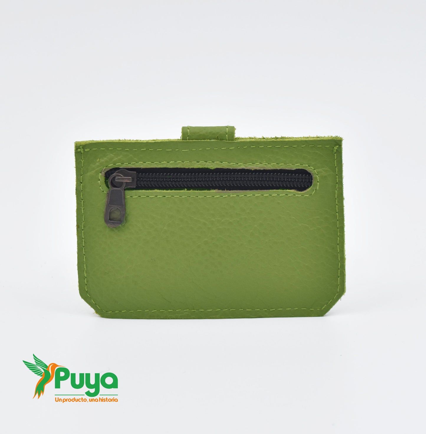 MONEDERO TARJETERO VERDE LIMÓN