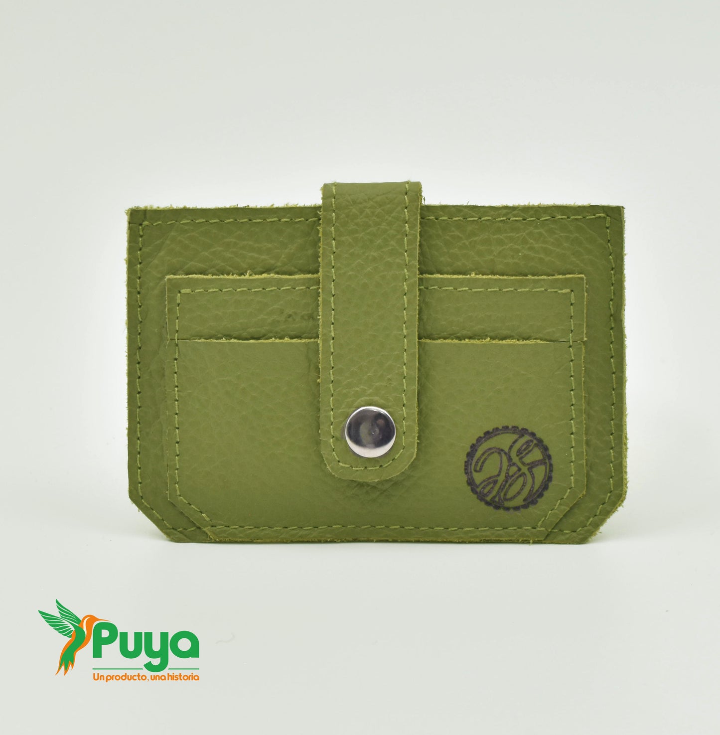 MONEDERO TARJETERO VERDE LIMÓN