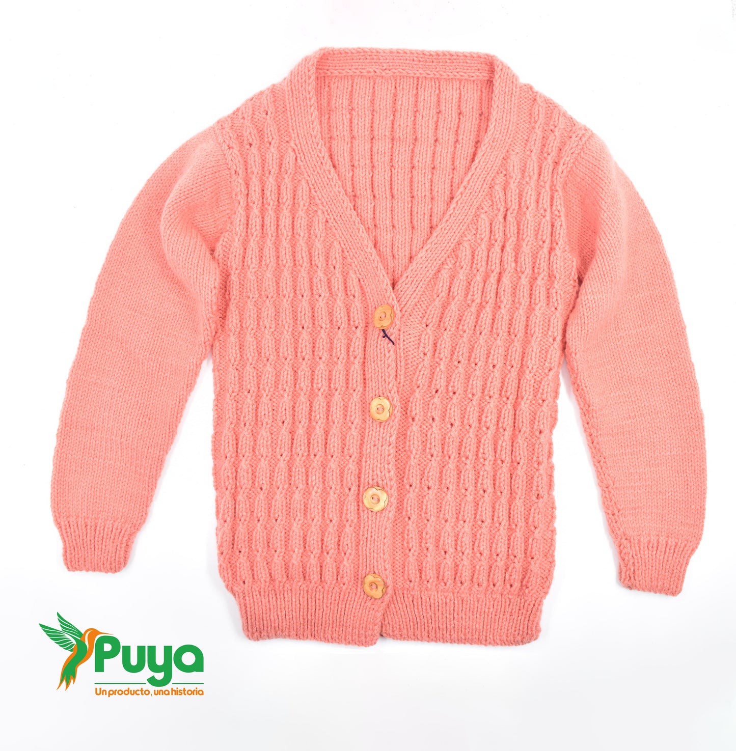 CARDIGAN COLOR AZALEA