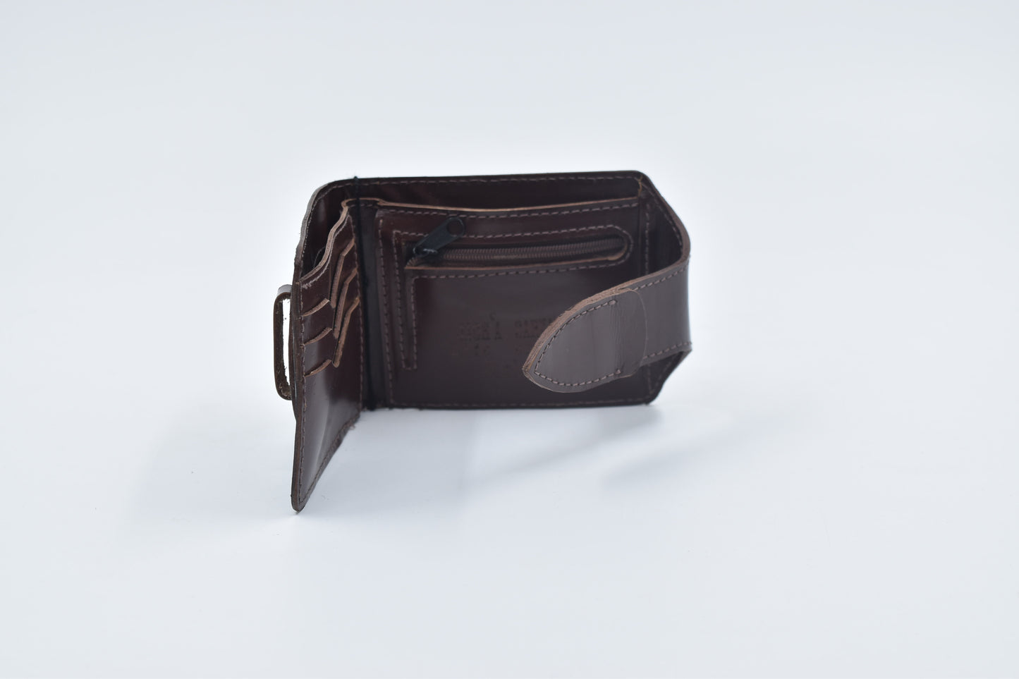 Billetera Vaquero café combinado
