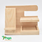 PORTACELULAR Y ORGANIZADOR DE MADERA