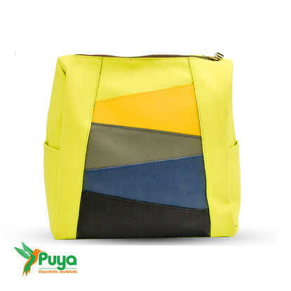 MOCHILA CARTERA VERDE