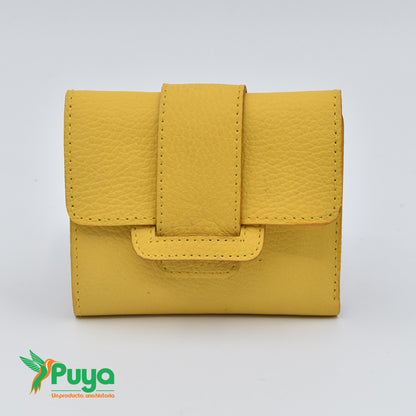 BILLETERA CON MONEDERO AMARILLO