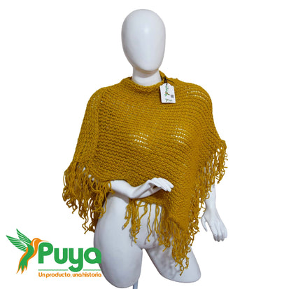 PONCHO MOSTAZA