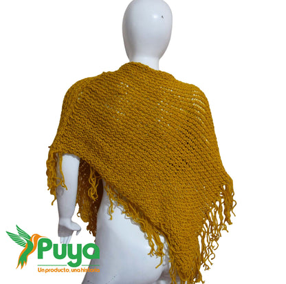 PONCHO MOSTAZA