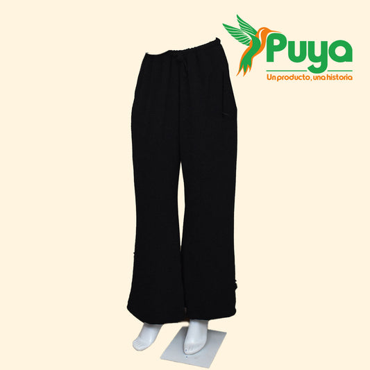 PANTALON NEGRO LISO