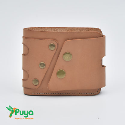 BILLETERA CAPARAZON BEIGE