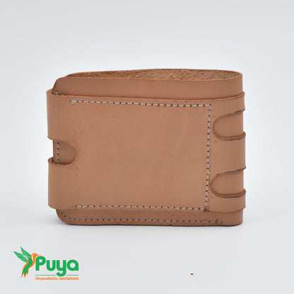 BILLETERA CAPARAZON BEIGE
