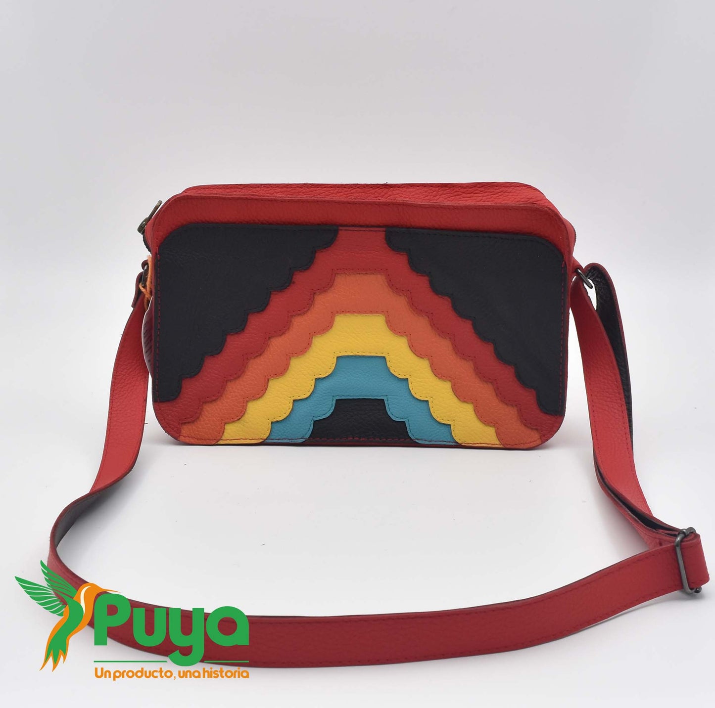 BANDOLERA JACH'A ROJO COMBINADO