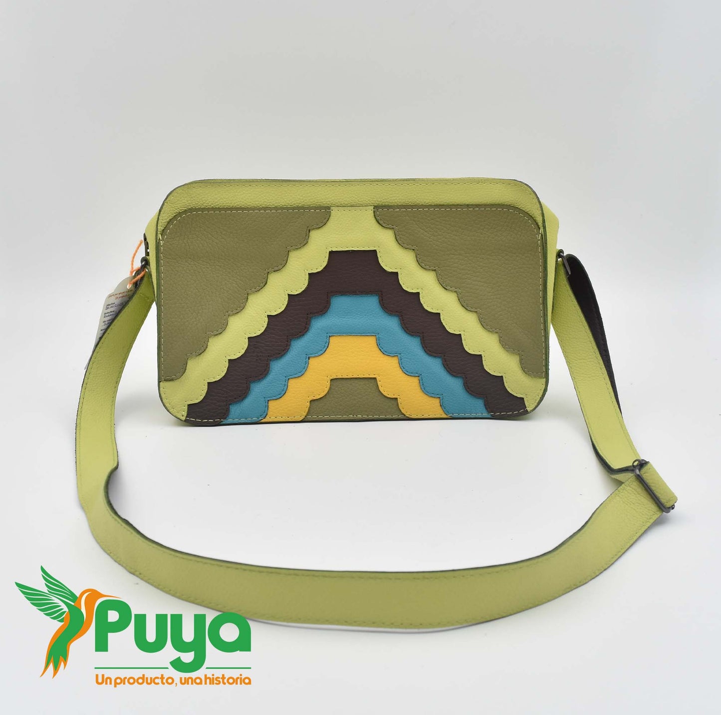 BANDOLERA JACH'A VERDE LIMON COMBINADO