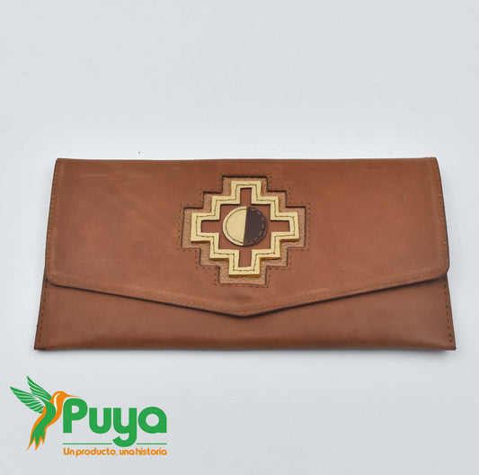 BILLETERA CHAKANA RECTANGULAR HABANA