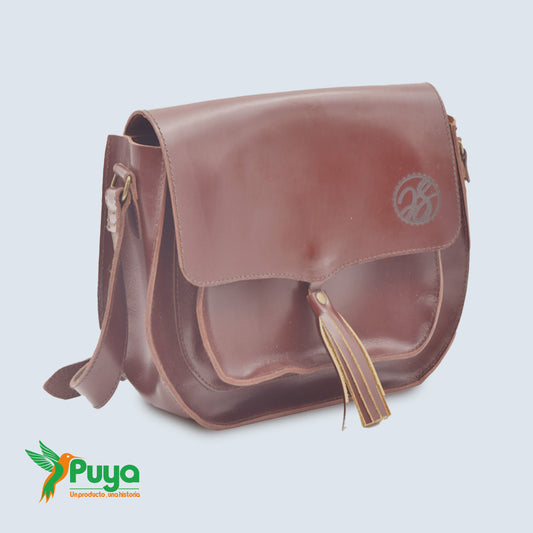 BANDOLERA CAFE CON COLGANTE
