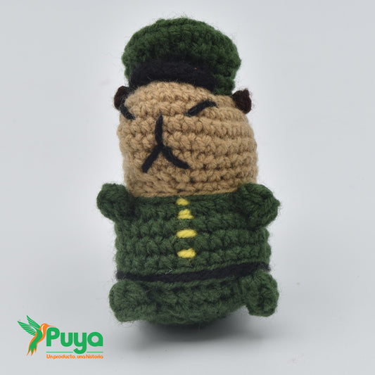 AMIGURUMI CAPIBARA POLICIA