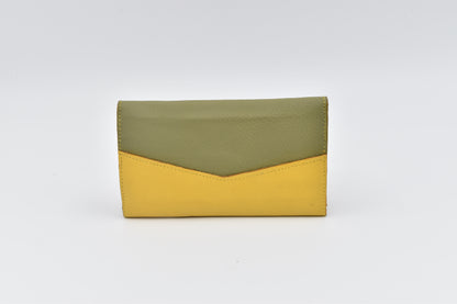 BILLETERA BIANCA COLOR AMARILLO COMBINADO