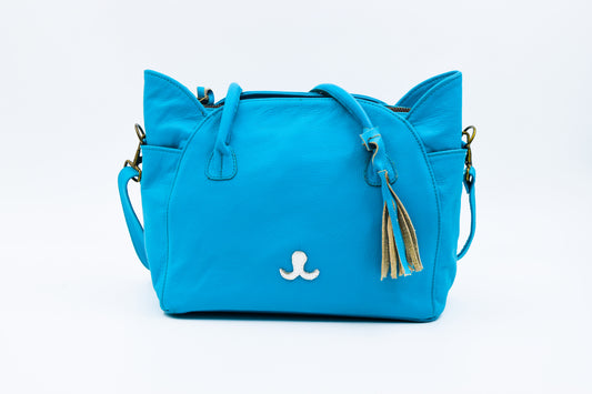 CARTERA GATITO - TURQUESA
