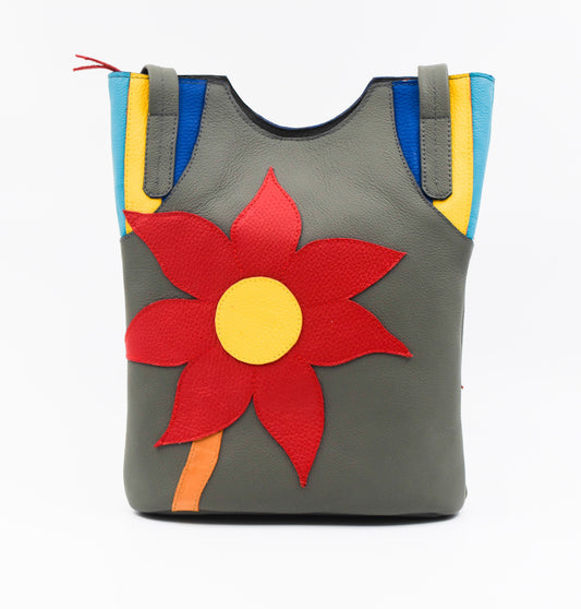CARTERA CHOLET CON FLOR