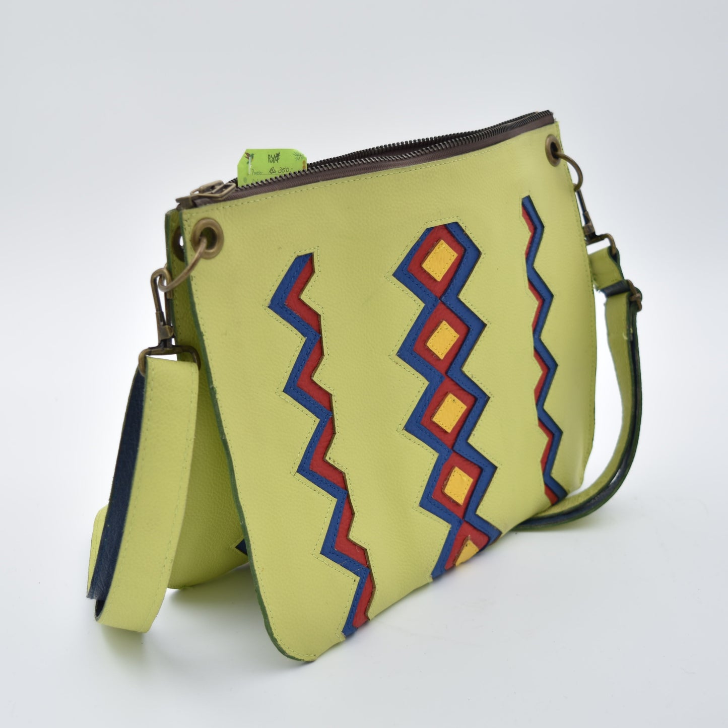 CARTERA GEMELA TIPO AGUAYO VERDE