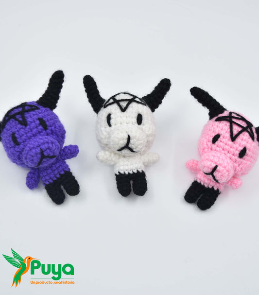 AMIGURUMIS DIABLOS PEQUEÑOS