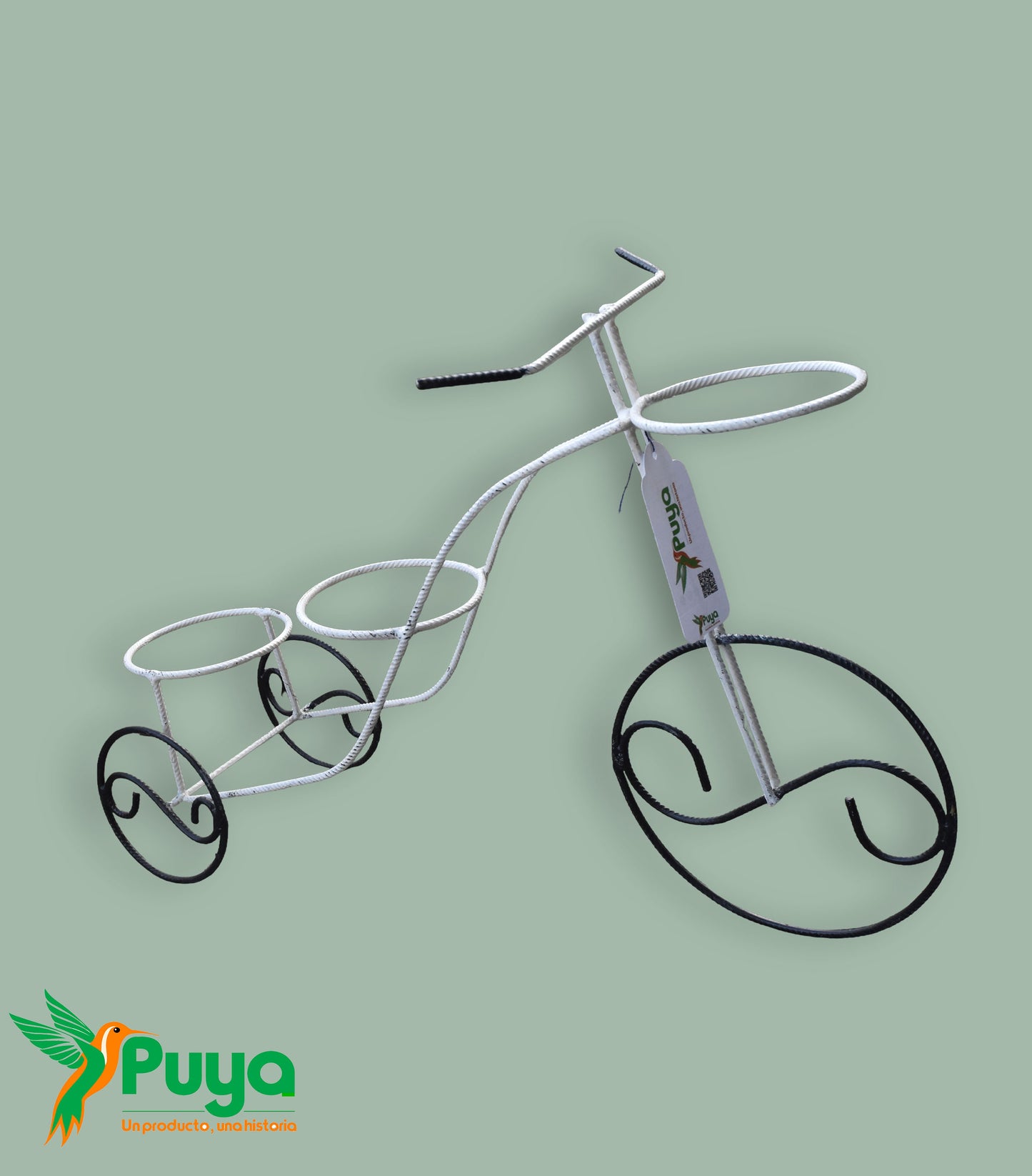 MACETERO BICI PARA 3 MACETAS