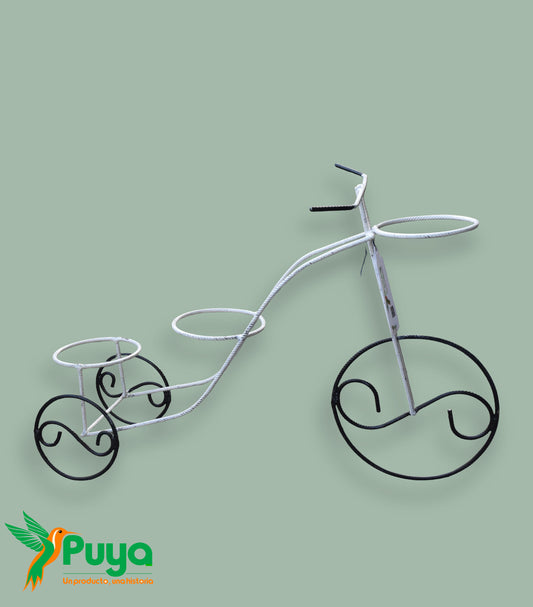 MACETERO BICI PARA 3 MACETAS