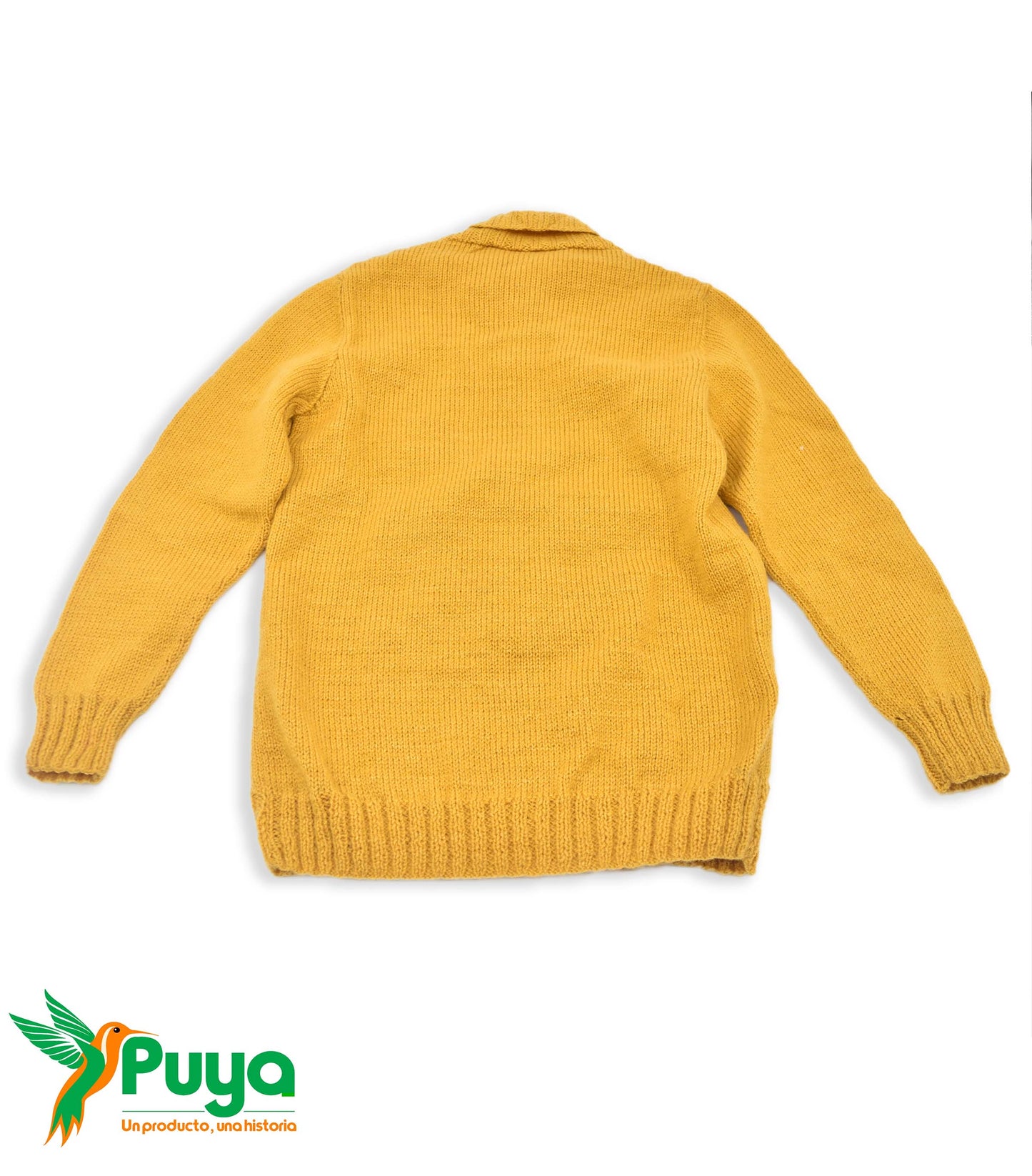 CHOMPA DE NIÑO MOSTAZA CON OSITO