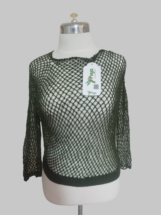 SUETER  CALADO VERDE