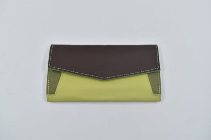 BILLETERA BIANCA COLOR VERDE COMBINADO
