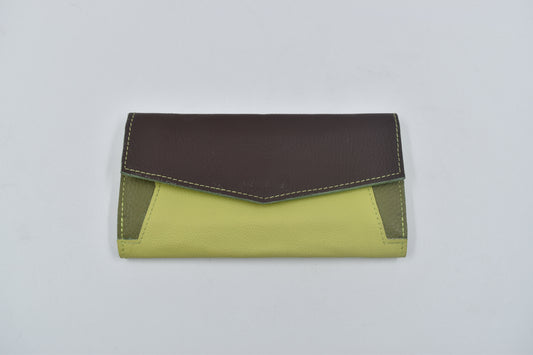 BILLETERA BIANCA COLOR VERDE COMBINADO