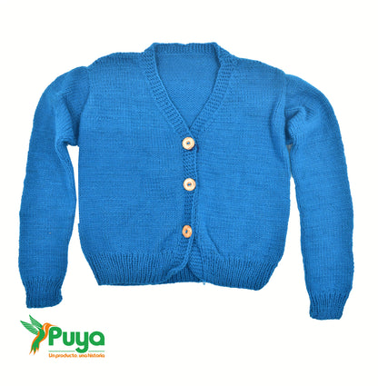 CARDIGAN COLOR PETROLEO
