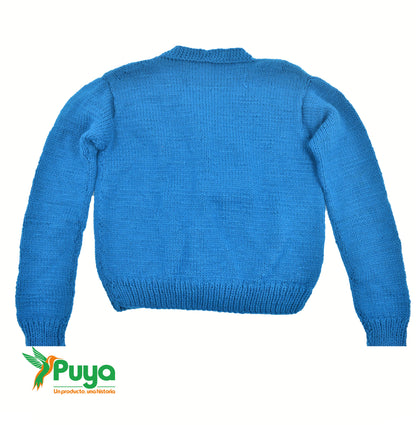 CARDIGAN COLOR PETROLEO