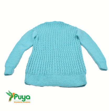 CARDIGAN COLOR CELESTE