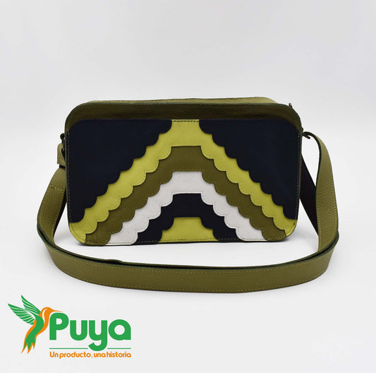 BANDOLERA JACH'A VERDE COMBINADO