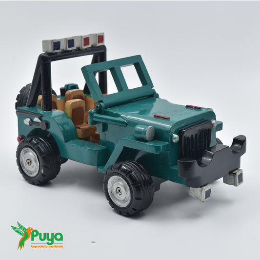 JEEP DE MADERA VERDE
