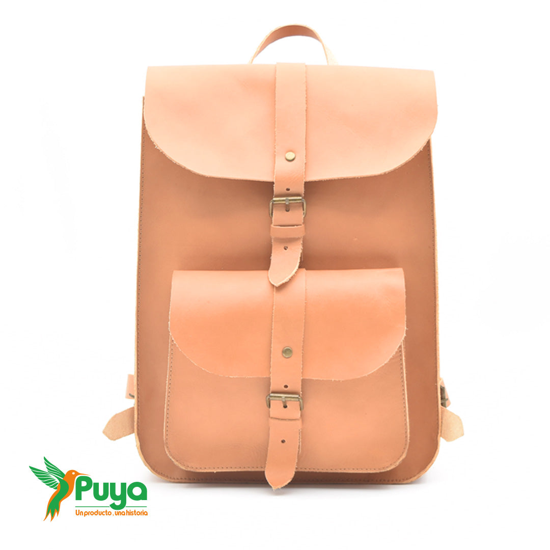 MOCHILA OLIVIA  COLOR BEIGE