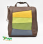 MOCHILA CARTERA CAFÉ