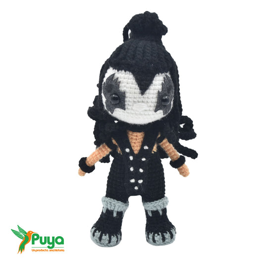 AMIGURUMI GENE SIMMONS KISS